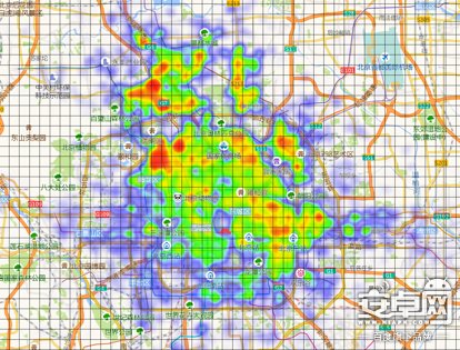 ofo小黃車熱力圖 ofo小黃車熱力圖