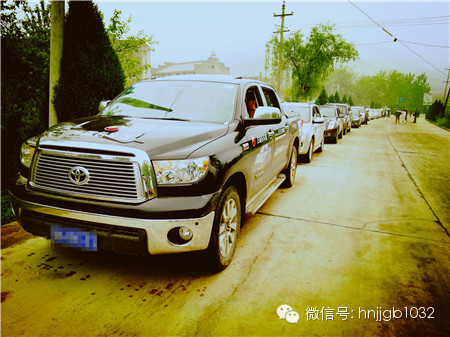 長長的車隊，每次活動都是這么給力！