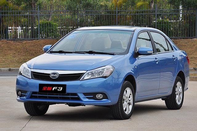 全新比亞迪F3實(shí)車(chē)圖片