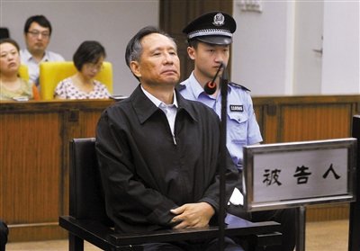 9月10日，北京市第二中級人民法院，張曙光在庭審中。
