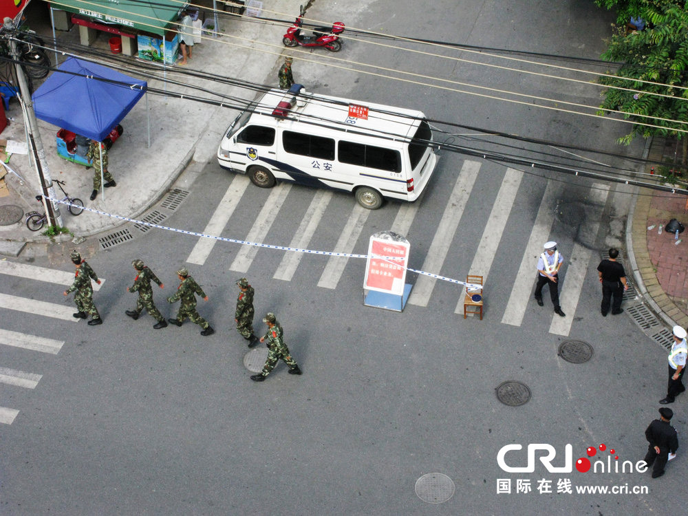 2013年07月10日，廣西壯族自治區(qū)北海市，武警巡邏。圖片來源：飛影/CFP