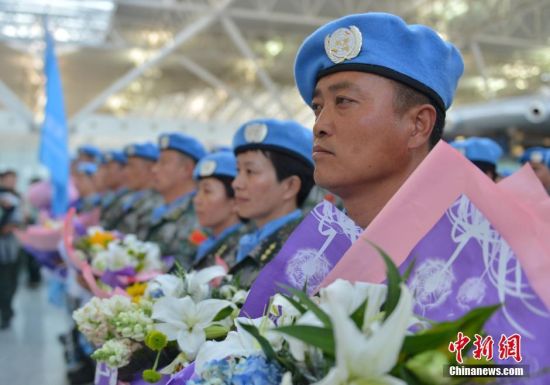 資料圖：維和部隊官兵。