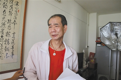 嫖娼事件后，區(qū)少坤向記者訴說委屈，他說：“這是一個圈套”。李根 攝
