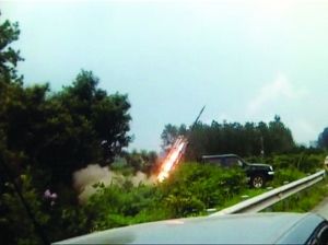 7月31日，南京六合人工增雨現(xiàn)場 資料圖片