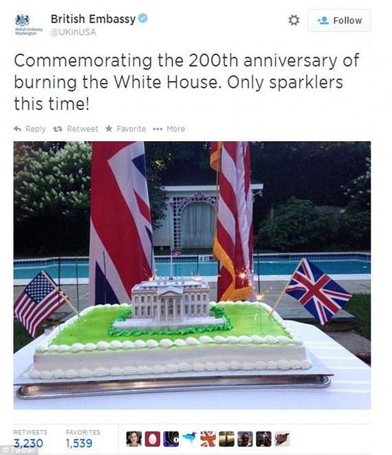 英國外交人員發(fā)推特慶?；馃讓m200周年