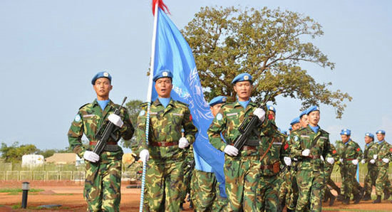 資料圖：中方將派遣700名官兵前往南蘇丹進(jìn)行維和。