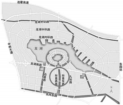 鄭州龍湖區(qū)域6塊商業(yè)用地拍賣遇冷，全部以起始價成交最貴的一塊不過888.09萬/畝，僅為8月龍湖“地