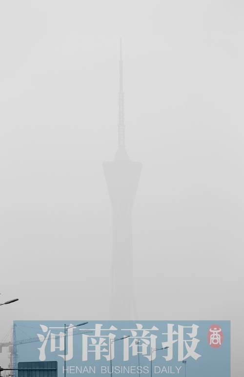 鄭州市區(qū)，霧霾再次來襲