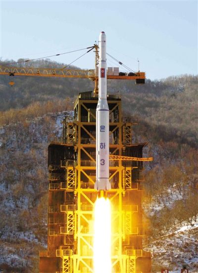 去年12月12日，朝鮮發(fā)射衛(wèi)星。