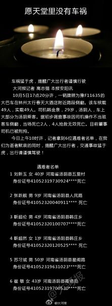 遇難者名單