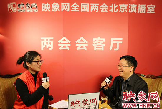 全國(guó)人大代表鄭永和做客映象網(wǎng)全國(guó)兩會(huì)北京直播室。
