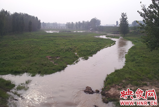 丹水入庫(kù)，干涸的白龜山水庫(kù)因?yàn)橛辛说そ?xì)水的滋潤(rùn)，漸漸有了生機(jī)。