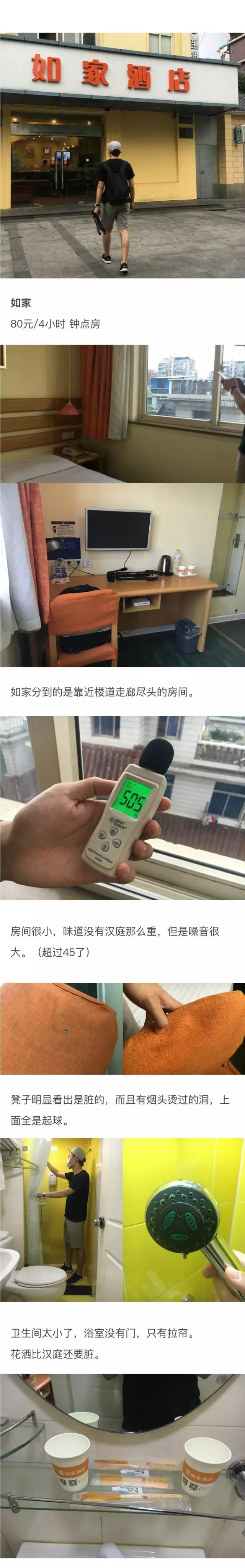 快捷酒店究竟有多臟？網(wǎng)友在7家酒店開房實(shí)測