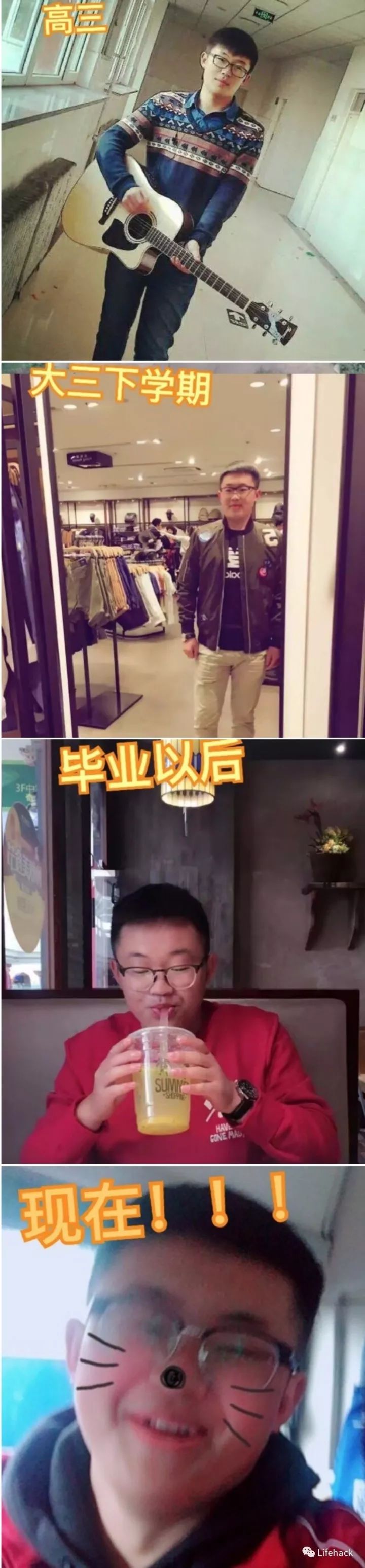 長胖20斤，臉型怎么變？這些例子看完扎心了！