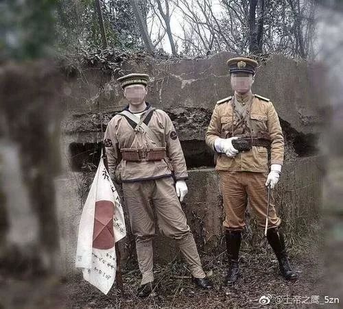 犯眾怒！兩男子抗日碉堡前扮日本兵拍照 警方介入