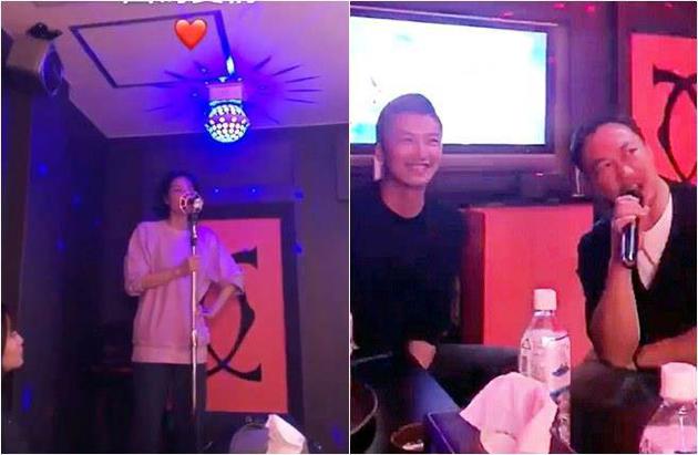 謝霆鋒王菲為陳奕迅老婆慶生。