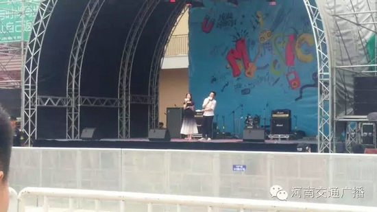 河南交通廣播主持人佳音、彎彎、朱浩都登上了優(yōu)放舞臺(tái)，優(yōu)放，交廣在這里！