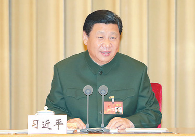 中央軍委改革工作會議11月24日至26日在京舉行。中共中央總書記、國家主席、中央軍委主席、中央軍委深化國防和軍隊改革領導小組組長習近平出席會議并發(fā)表重要講話。 新華社記者 李剛攝
