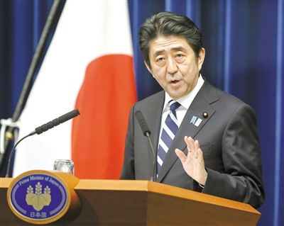  日本首相安倍晉三。
