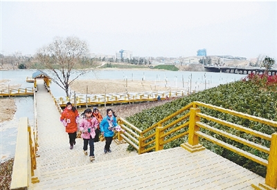 鄭州西流湖生態(tài)公園北區(qū)開園 面積約等于4個(gè)碧沙崗