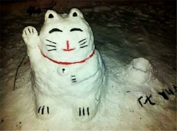 創(chuàng)意十足！日系列卡通雪人走紅