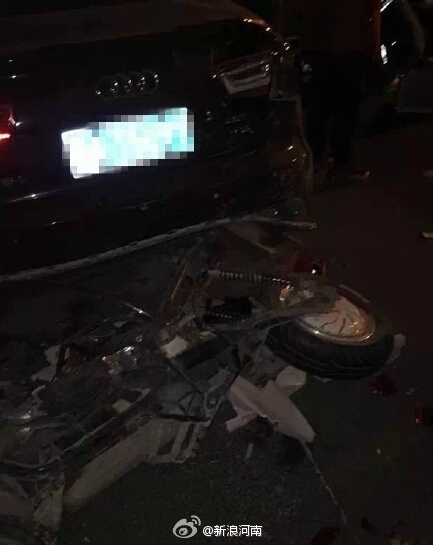 大學(xué)生騎電動(dòng)車飆車 100邁追尾身亡
