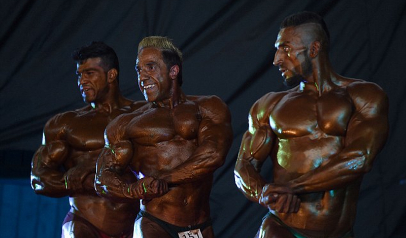 阿富汗健美先生大賽火爆開(kāi)演 大秀肌肉 阿富汗健美先生大賽火爆開(kāi)演 大秀肌肉