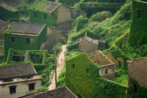 實(shí)拍被大自然吞沒的中國漁村 實(shí)拍被大自然吞沒的中國漁村