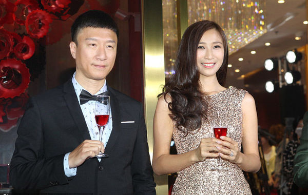 圖為孫紅雷、王駿迪夫婦。