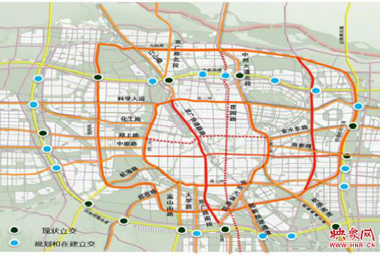 兩環(huán)十七放射景觀廊道建設(shè)。
