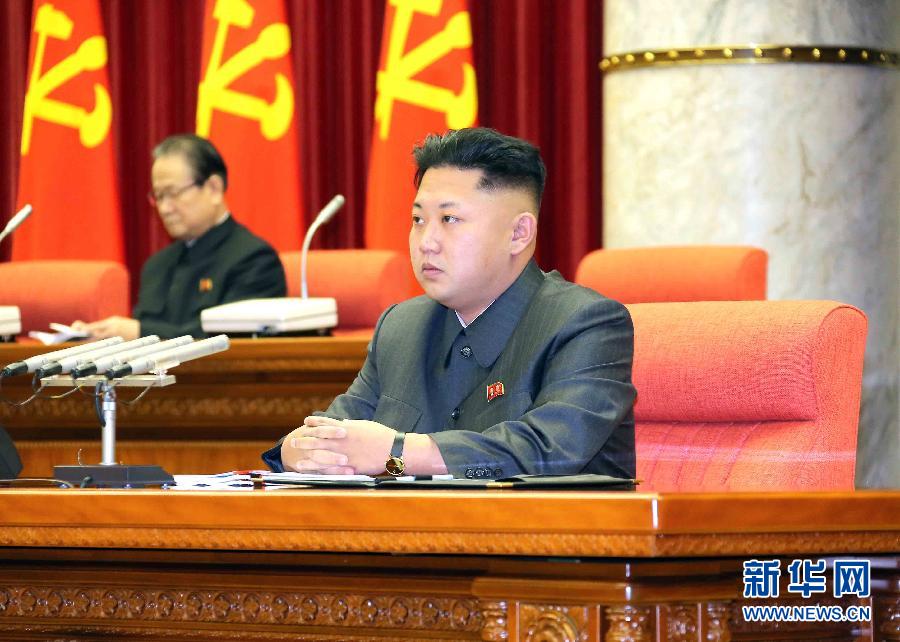 12月8日，在朝鮮平壤，朝鮮勞動(dòng)黨第一書記金正恩出席并指導(dǎo)朝鮮勞動(dòng)黨中央政治局?jǐn)U大會(huì)議。