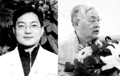 王宇澄(左)曾是王正敏的學(xué)生與親密助手，他認(rèn)為自己在導(dǎo)師評選院士過程中立下汗馬功勞，卻未獲回報。師徒最終反目。
