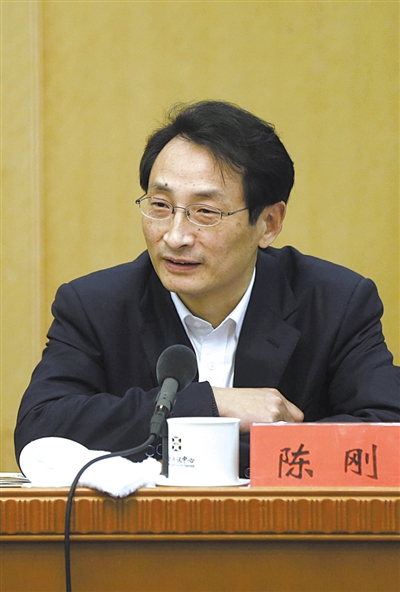 昨日，北京市人大代表、北京市副市長陳剛參與豐臺團(tuán)小組討論。 新京報記者 浦峰 攝