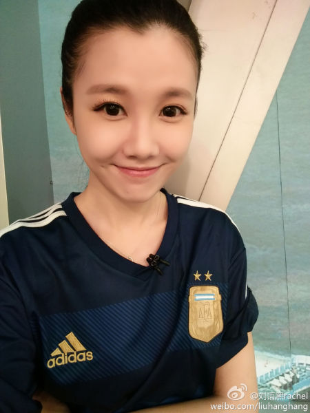 今夜，“烏賊劉”穿上了阿根廷球衣