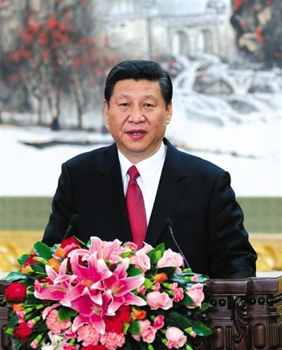 2012年11月15日，習(xí)近平在十八屆中央政治局常委同記者見面會上