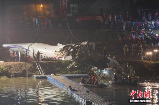 2月4日，經(jīng)過近10余小時(shí)的努力，臺灣復(fù)興航空失事班機(jī)于當(dāng)晚21時(shí)許從基隆河中打撈上岸。