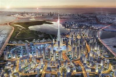 迪拜計(jì)劃修建的觀光塔示意圖。