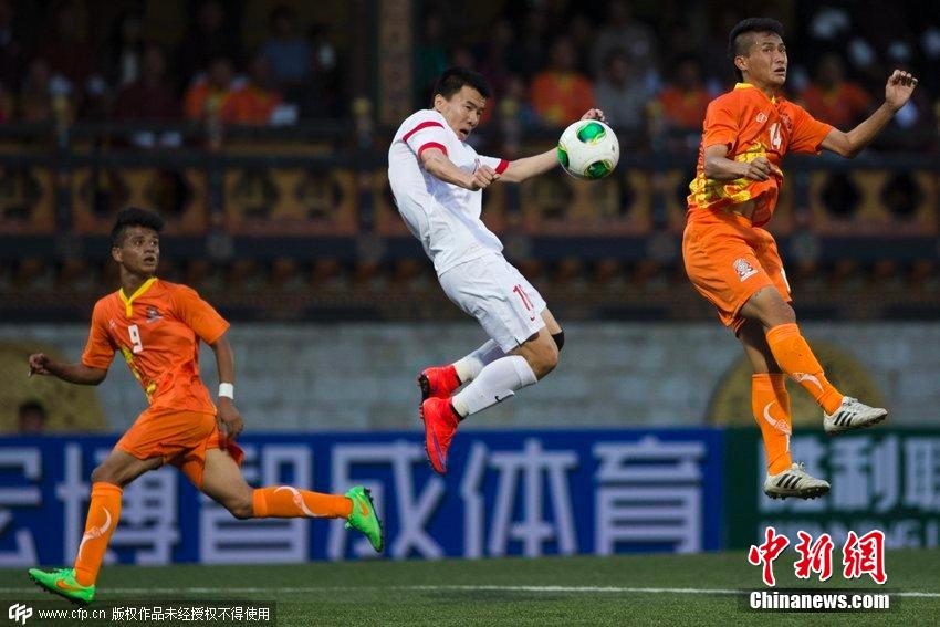 2018世界杯預選賽:中國6-0橫掃不丹 贏得開門紅 2018世界杯預選賽:中國6-0橫掃不丹 贏得開門紅