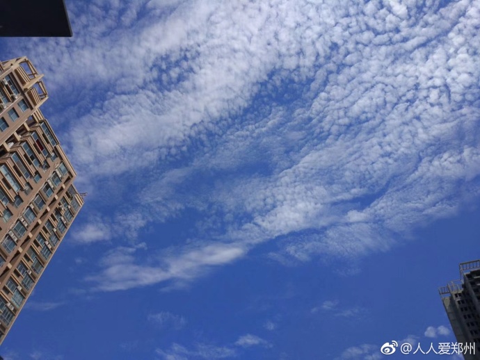 又被鄭州的藍(lán)天刷屏！隨便一拍就是手機(jī)壁紙