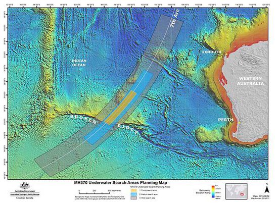 MH370調(diào)查員承認(rèn)找錯(cuò)地方 優(yōu)先搜尋區(qū)域再次南移