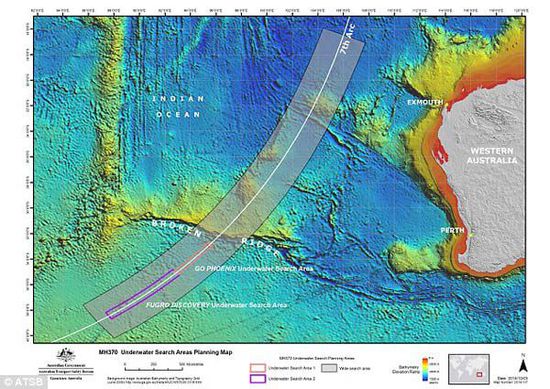 MH370調(diào)查員承認(rèn)找錯(cuò)地方 優(yōu)先搜尋區(qū)域再次南移