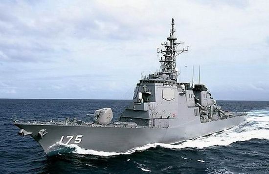 資料圖：日本宙斯盾級導(dǎo)彈驅(qū)逐艦妙高號(DD175)。