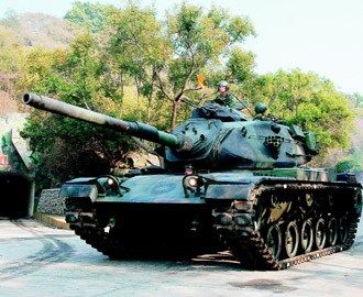 圖為M60A3同型戰(zhàn)車。圖片來源：臺灣媒體