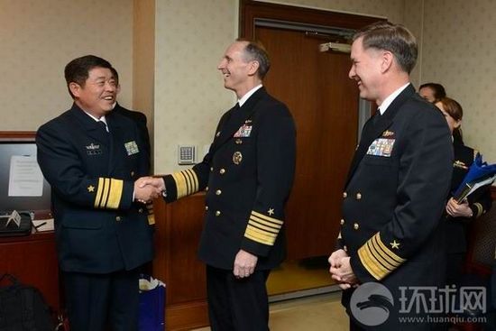 解放軍海軍副司令訪美談及環(huán)太軍演。
