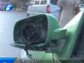 水泥罐車爆胎 出租車路過遭殃